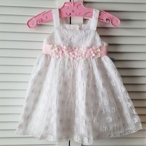 La Princess Floral Dress, flower girl, 24 months NWT